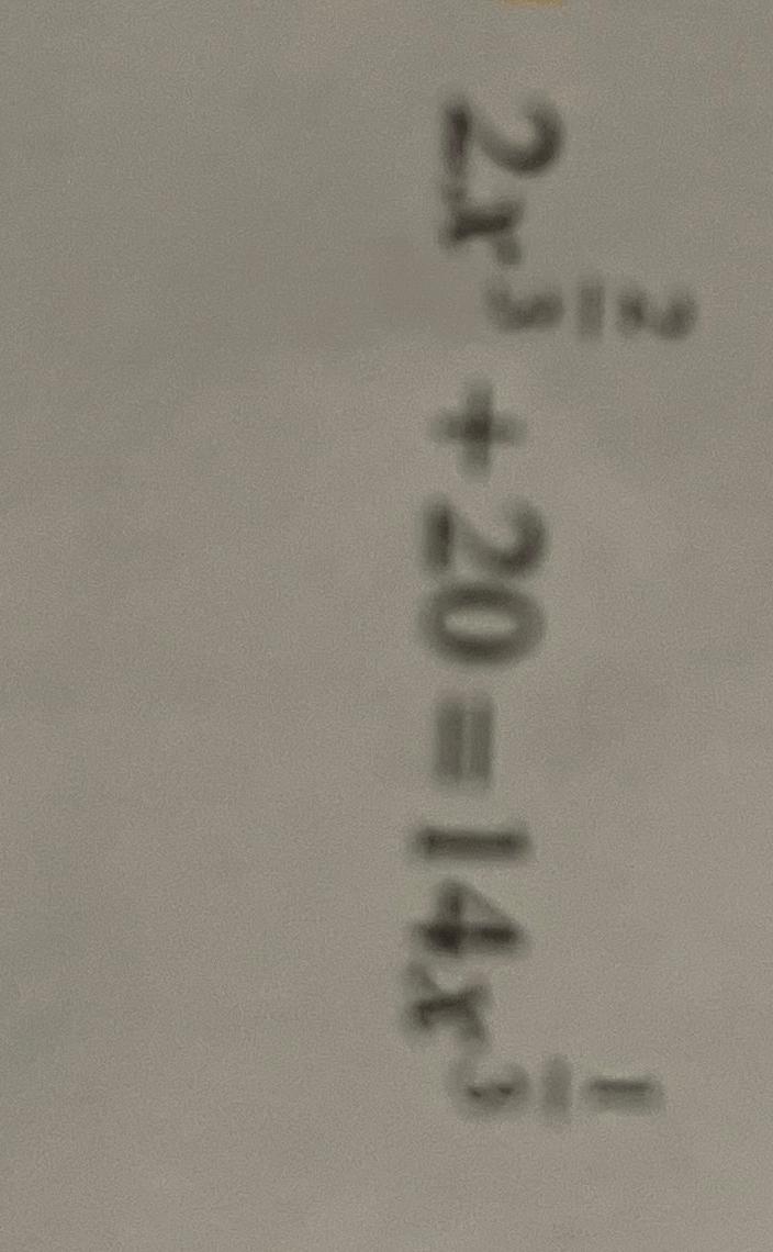 Solved 2x23+20=14x13 | Chegg.com