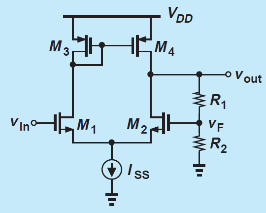 Solved Consider the feedback circuit provided in the image Circuit Diagram