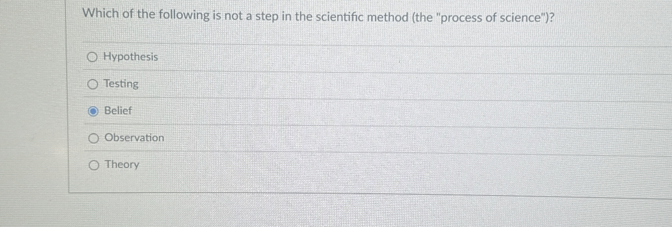 Solved Which of the following is not a step in the | Chegg.com