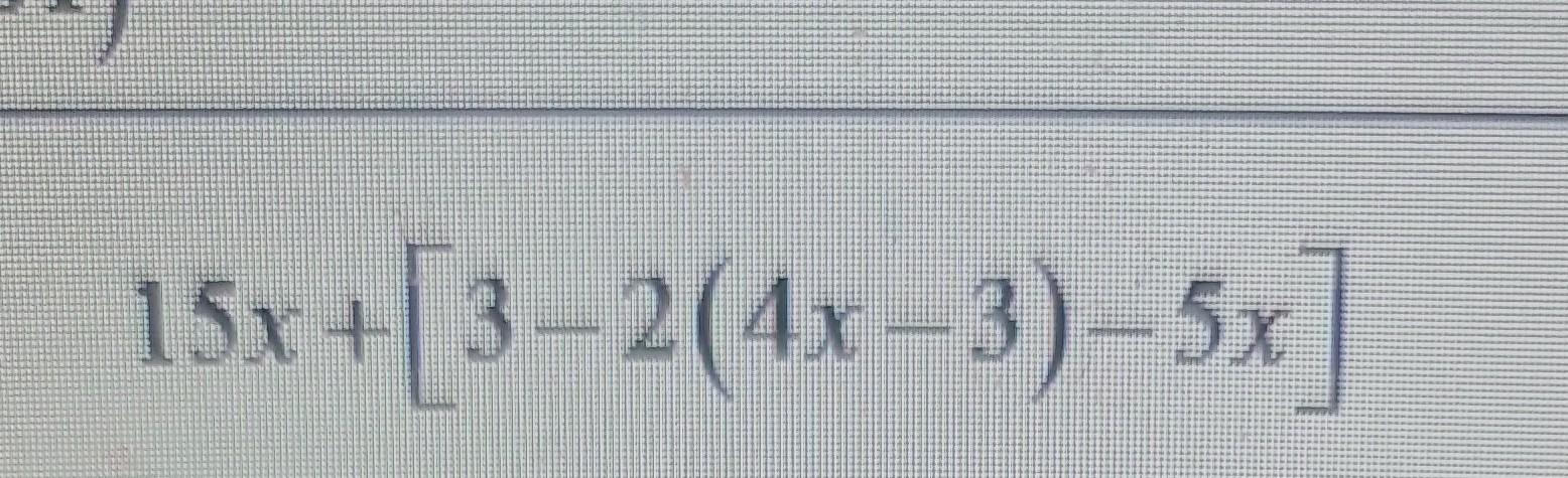 calcula el valor de x 5x 15 7x 4x 3