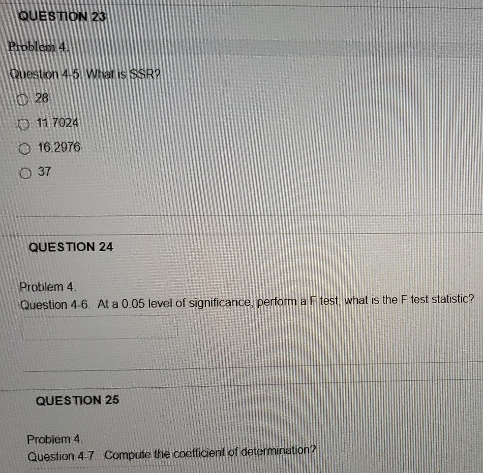 Solved Problem 4. A Regression And Correlation Analysis | Chegg.com