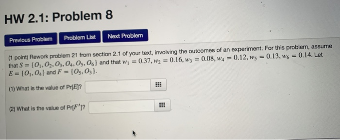 Solved HW 2.1: Problem 8 Previous Problem Problem List Next | Chegg.com