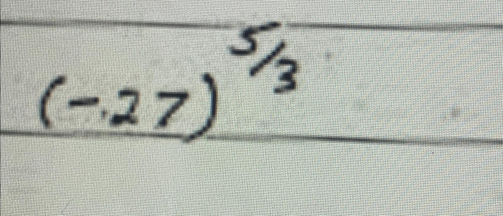 Solved (-27)53 | Chegg.com
