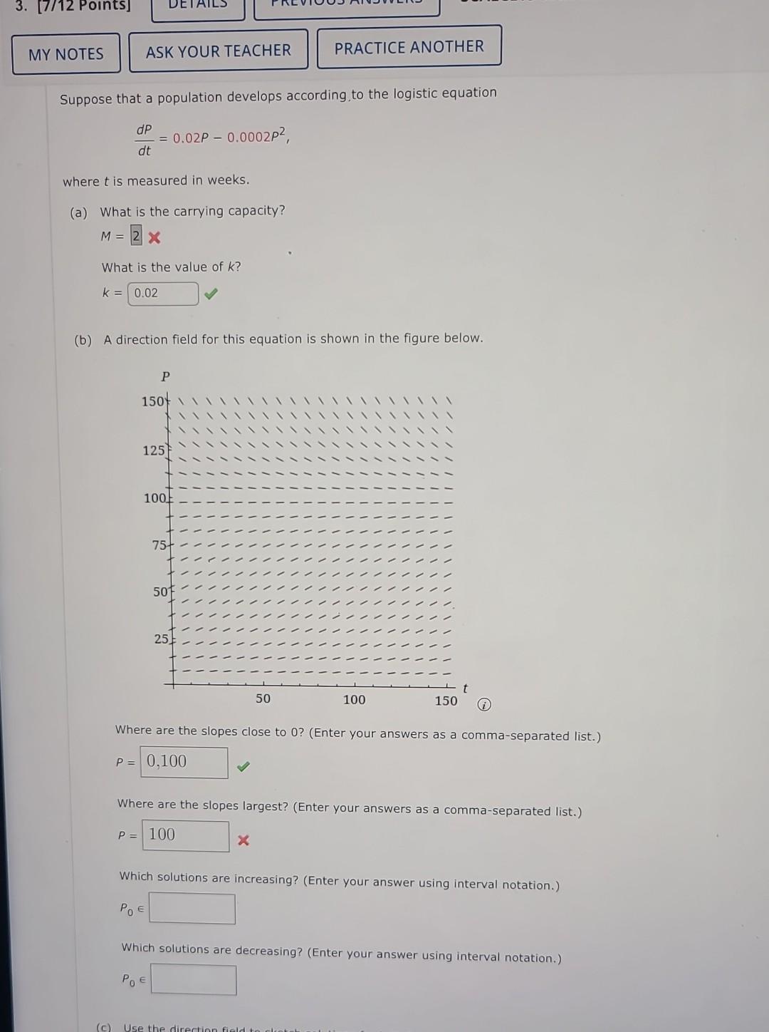 Solved Suppose that a population develops according to the | Chegg.com