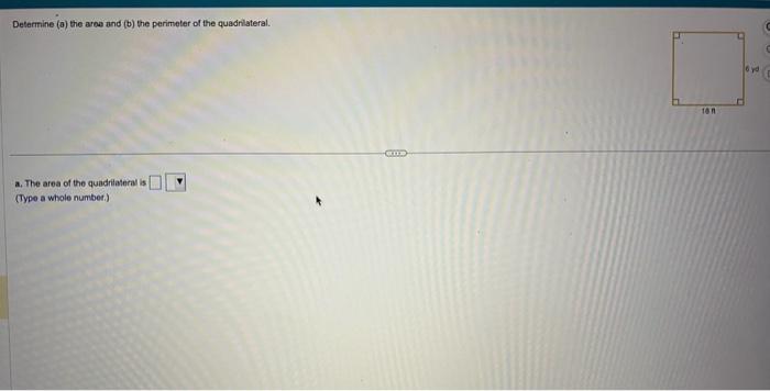 Solved Determine (a) The Area And (b) The Perimeter Of The | Chegg.com