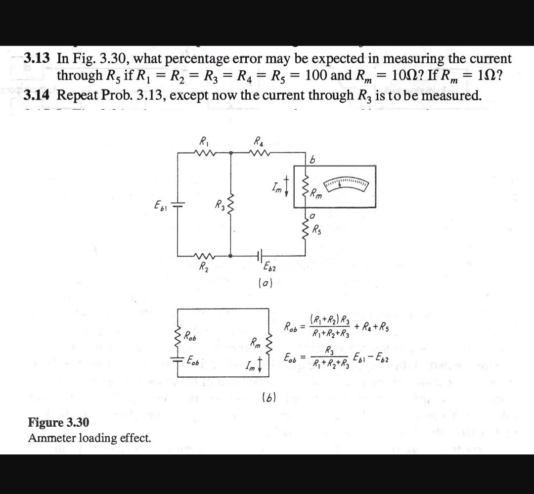 Solved 3.13 In Fig. 3.30, what percentage error may be