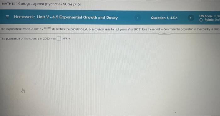 exponential growth and decay common core algebra 1 homework