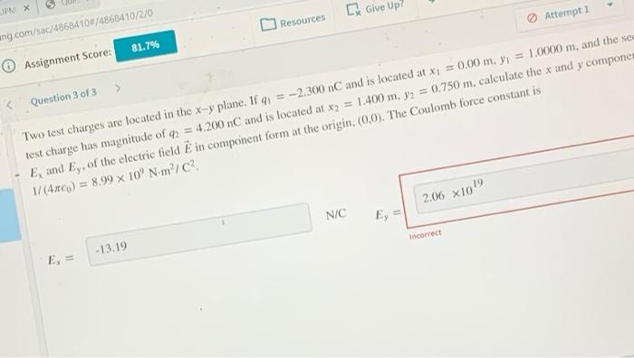 Solved hi i got the first part of this question but I cant | Chegg.com