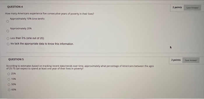 Solved QUESTION 4 2 points Save Ana How many Americans | Chegg.com