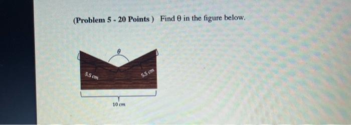 Solved (Problem 1 - 20 Points) find the exact value of each | Chegg.com