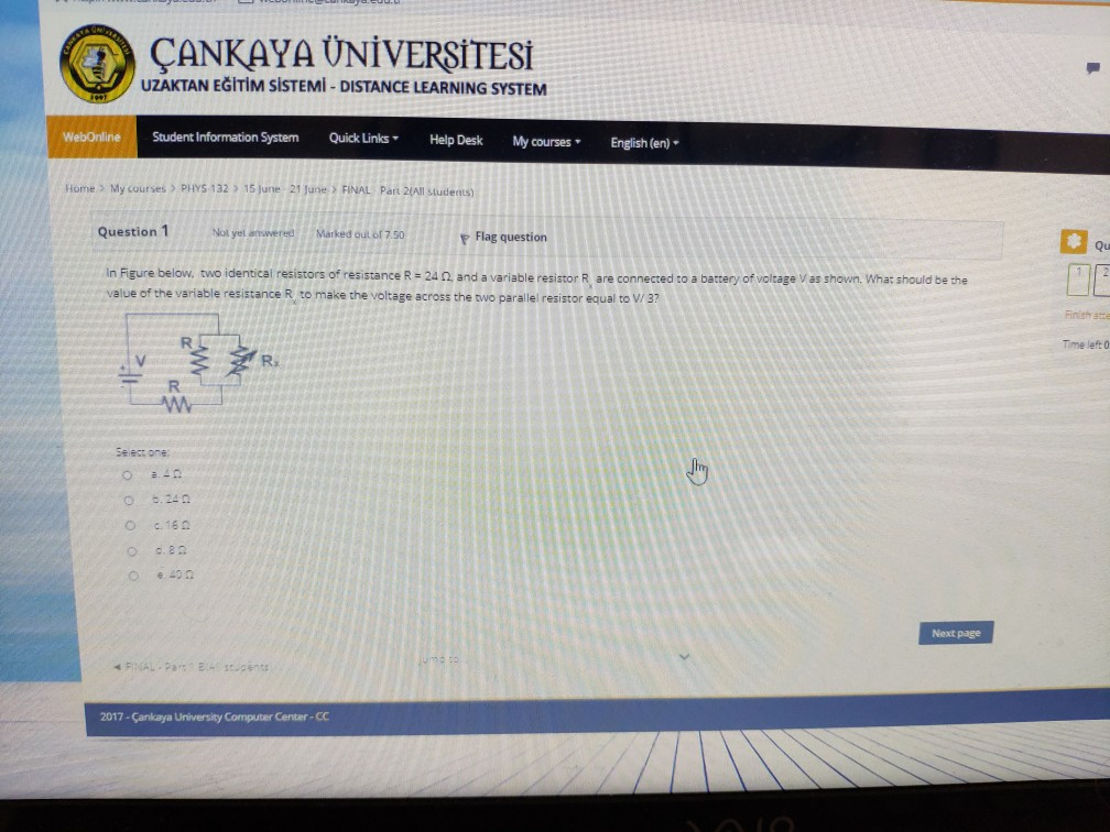 solved star cankaya universitesi uzaktan egitim sistemi chegg com