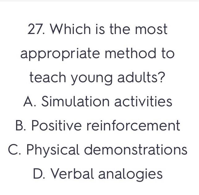 Solved 11. The Nurse Is Assessing A Client's Ability To | Chegg.com