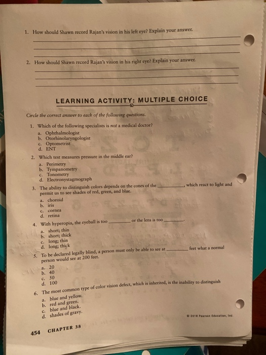 Solved APPLIED PRACTICE Read the scenario and answer the | Chegg.com