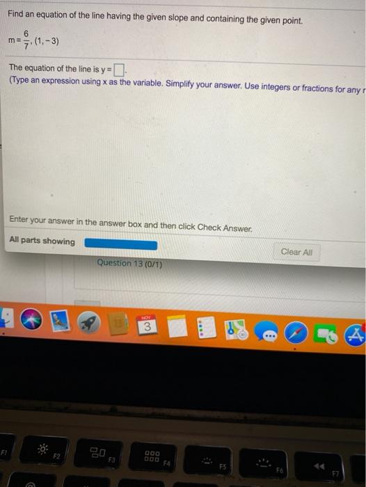 Solved Find an equation of the line having the given slope | Chegg.com