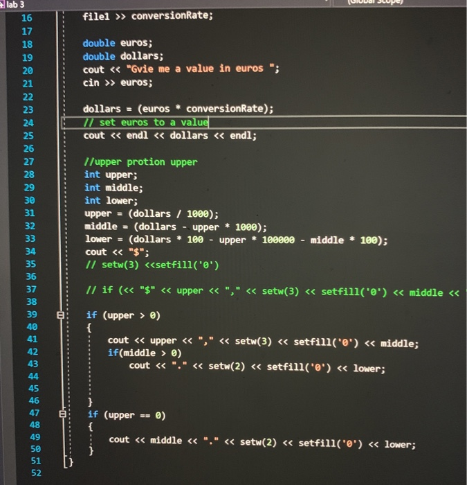 Goinclude include einclude using namespace std; | Chegg.com
