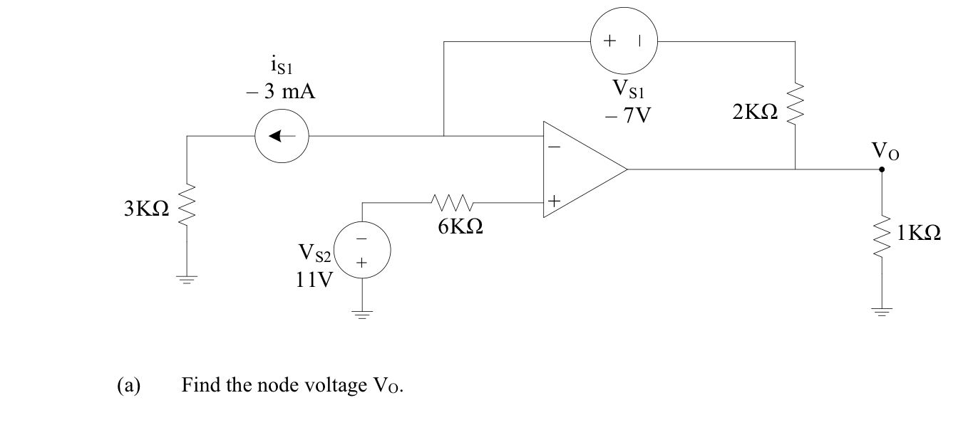 Solved Use node voltage method to ﻿find v0 as ﻿shown.(a) | Chegg.com