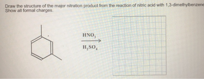 Solved Draw The Structure Of The Major Nitration Product