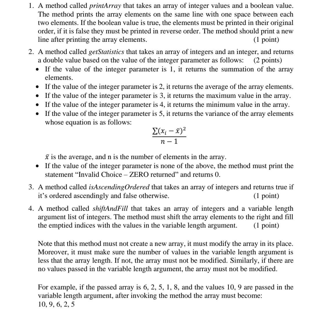 Solved Java | Chegg.com