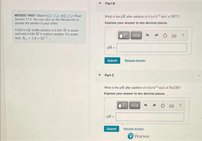 solved-part-b-what-is-the-ph-after-addition-of-4-5x10-3-mol-chegg