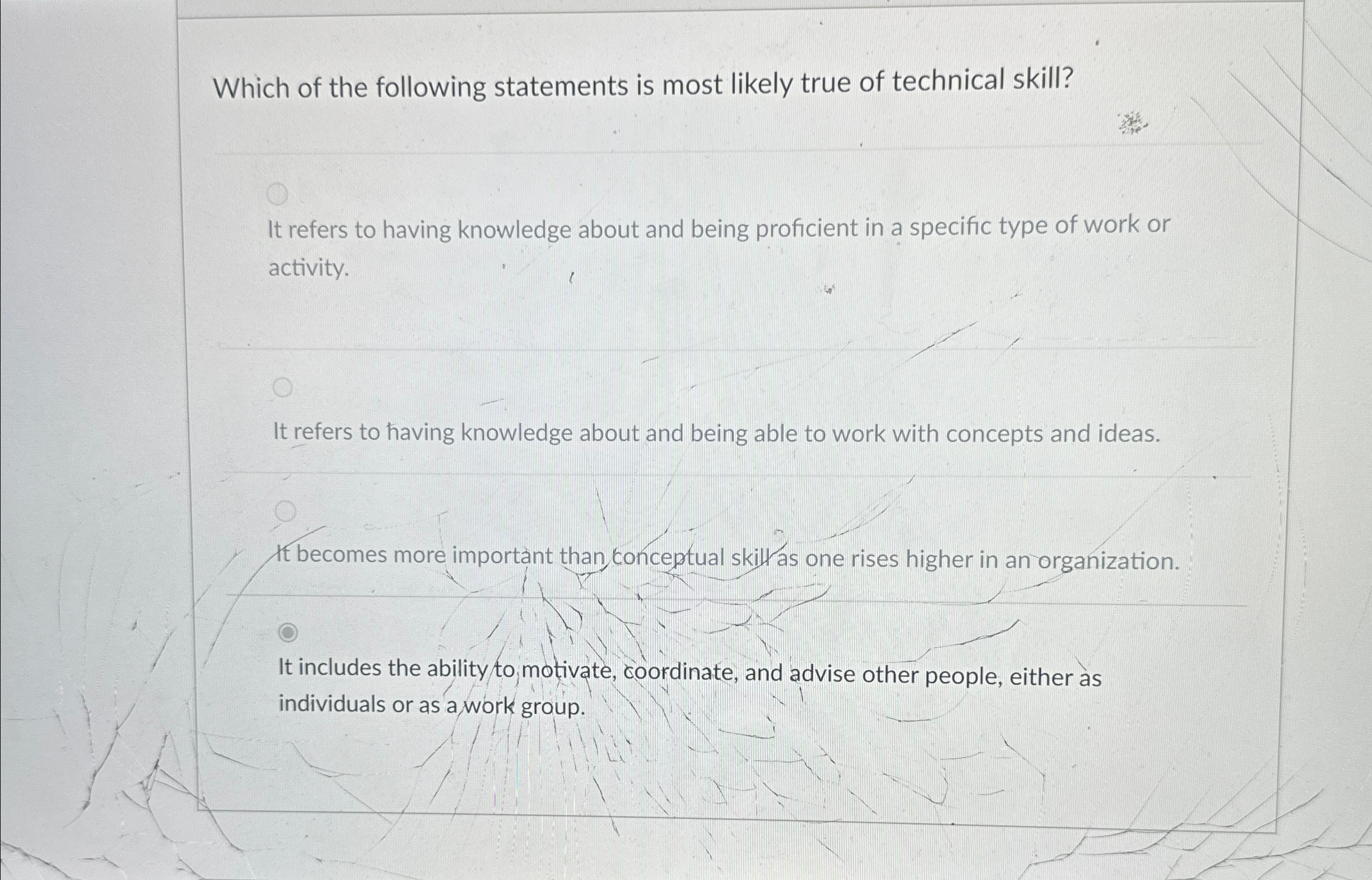 Solved Which of the following statements is most likely true | Chegg.com