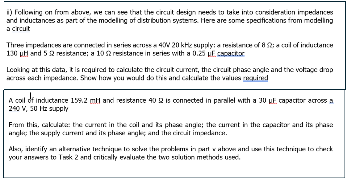 Solved ii) Following on from above, we can see that the | Chegg.com