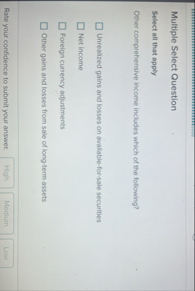 Solved Multiple Select QuestionSelect all that applyOther | Chegg.com