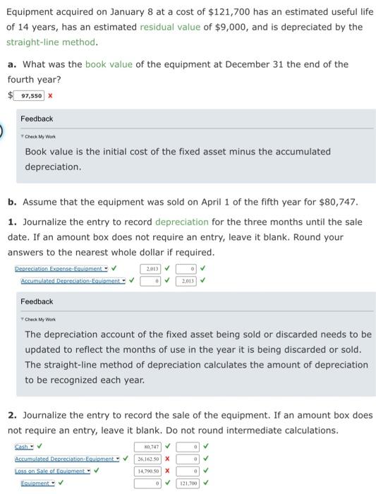 Solved Depreciation by Two Methods A Kubota tractor acquired