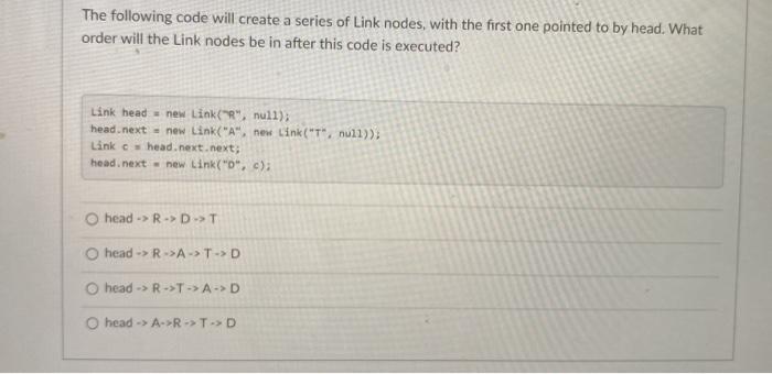 Solved The following code will create a series of Link | Chegg.com