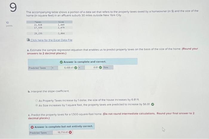 Solved The accompanying table shows o portion of a data set | Chegg.com