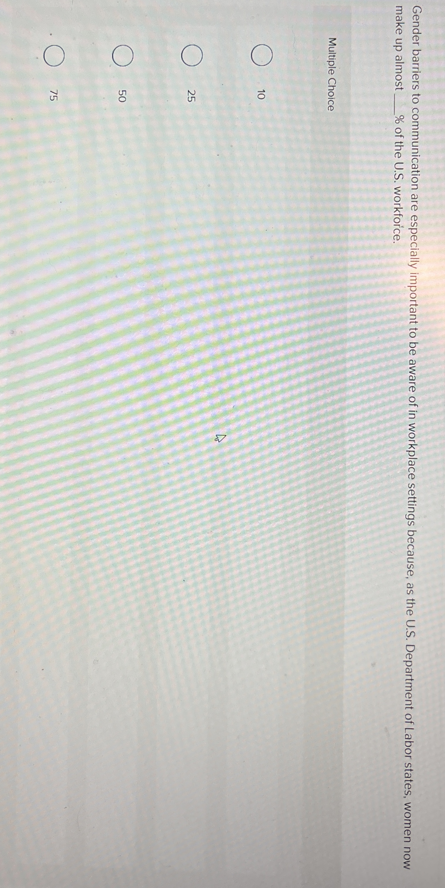 Solved Gender barriers to communication are especially