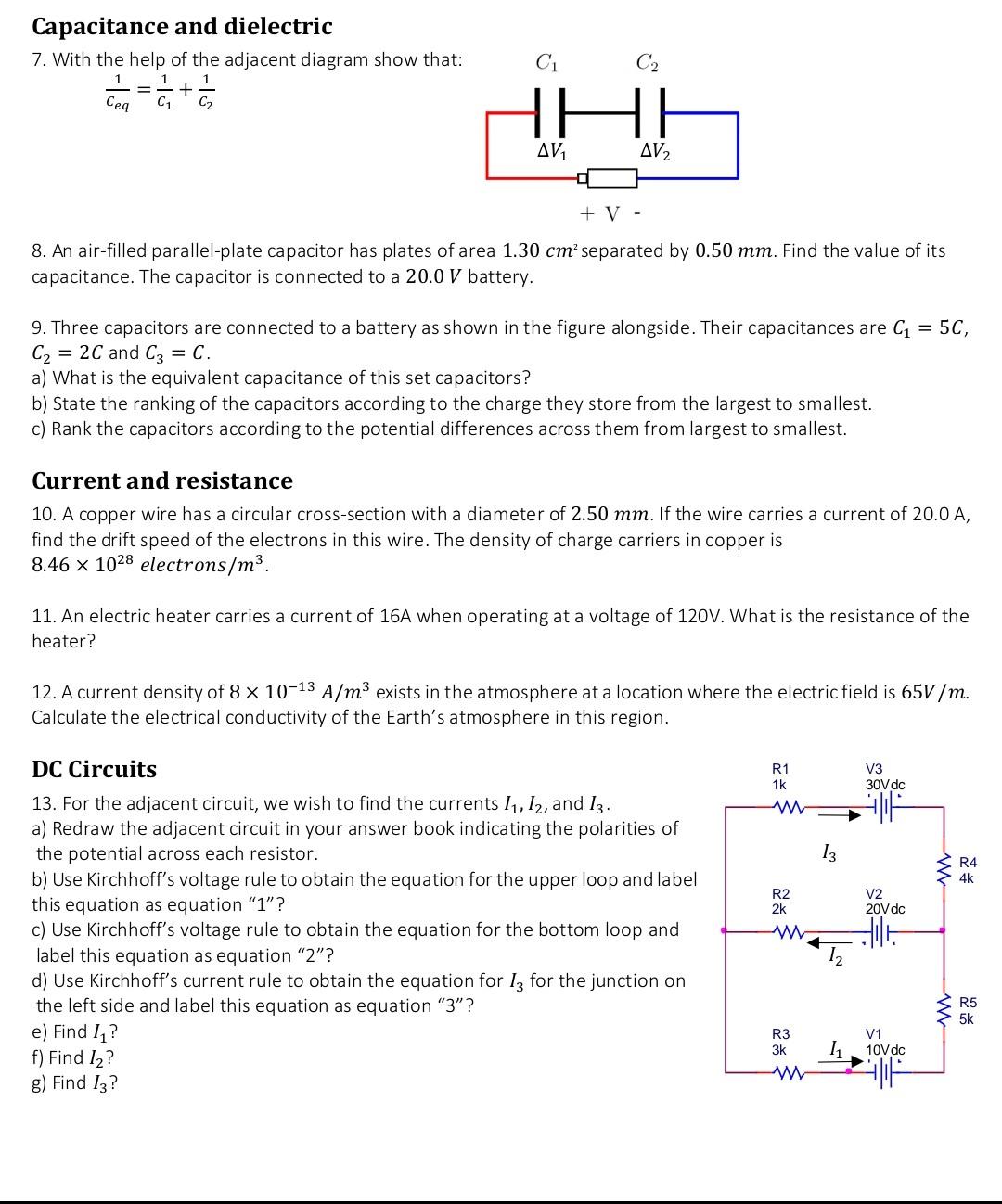 Solved Capacitance And Dielectric 7. With The Help Of The | Chegg.com