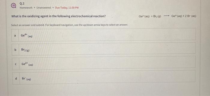 Solved For the galvanic cell reaction, expressed below using | Chegg.com