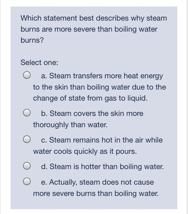when does water steam
