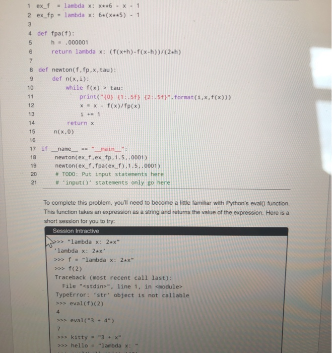 Solved Problem 1: Root Finding with Newton We discussed in | Chegg.com