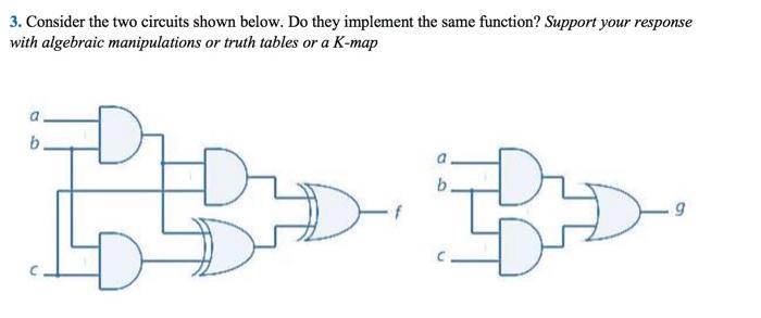 Solved 3. Consider the two circuits shown below. Do they | Chegg.com