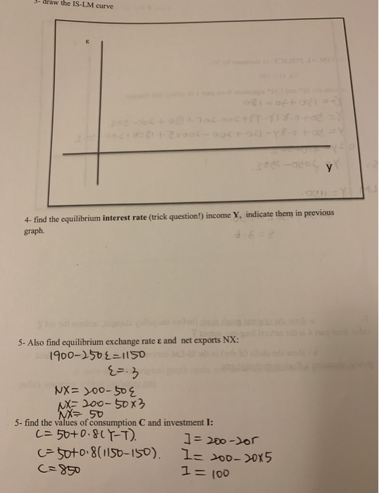 SOLVED: 2. Given that: Y=C+I+G+(X-M) C=ca+c1 Yd ( Hint Yα=Y-T) T=T0+t Y  M=M0+m Y (a) Find the equilibrium level of GDP (b) If C=100+0.60 Yj and  imagine the investors spent $ 4000