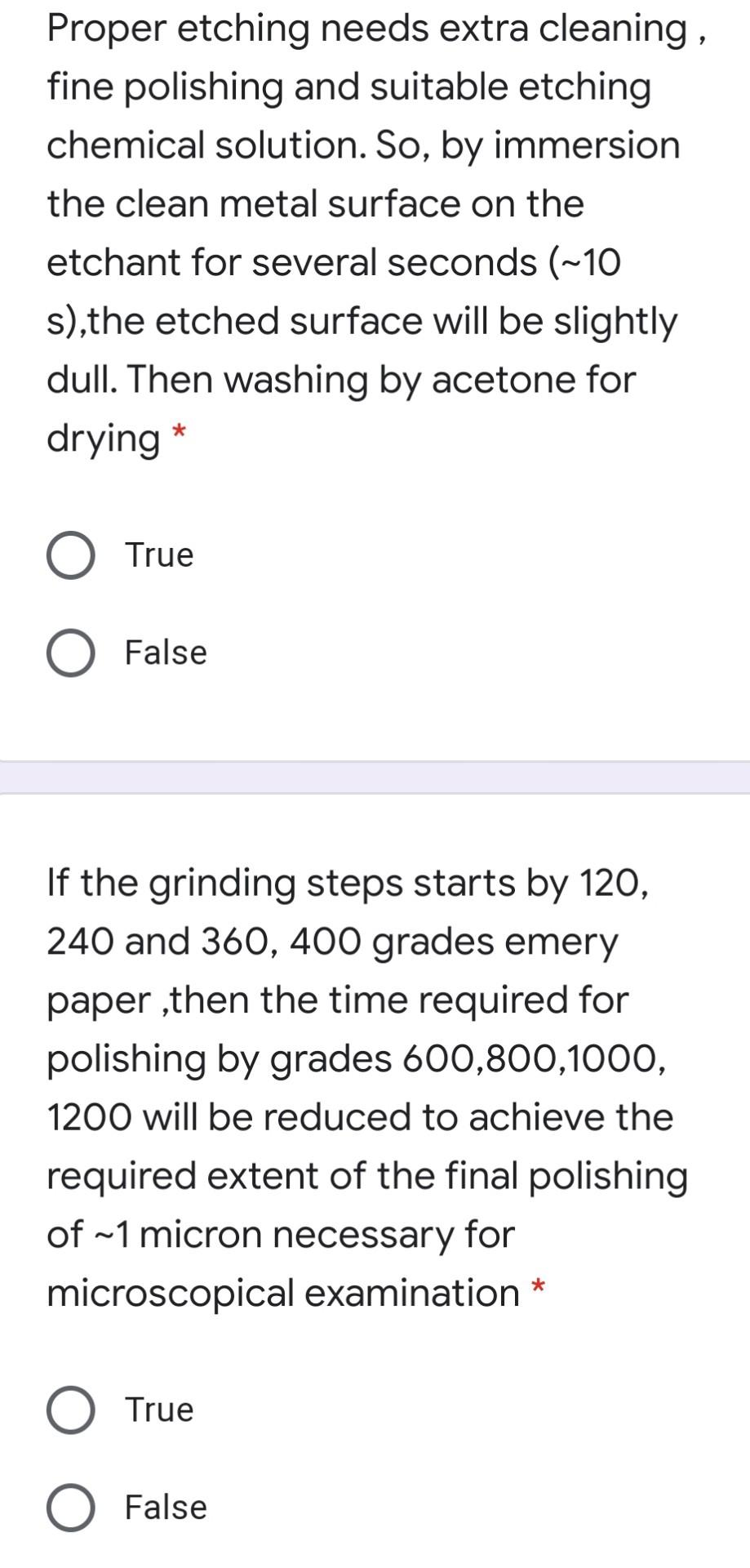 Solved Proper etching needs extra cleaning, fine polishing