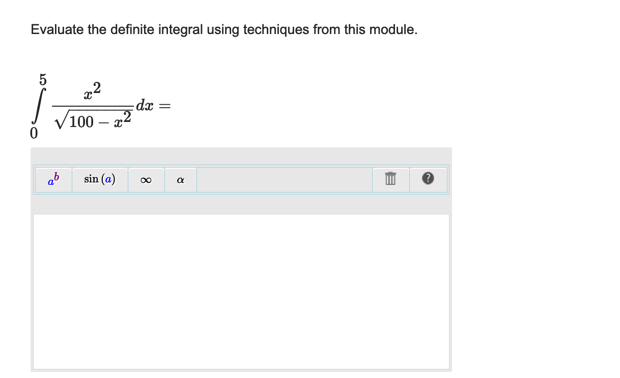 Solved Evaluate the definite integral using techniques from | Chegg.com