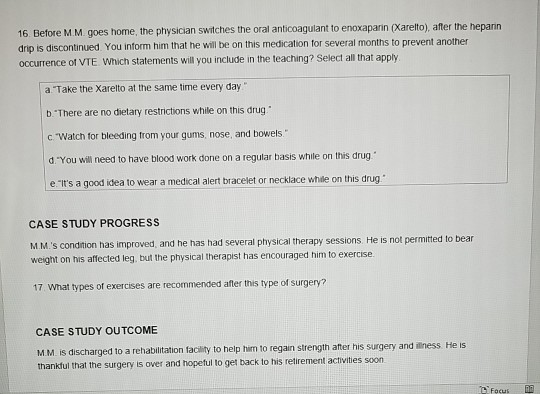 Scenario M M A 76 Year Old Retired Schoolteacher Is Chegg Com