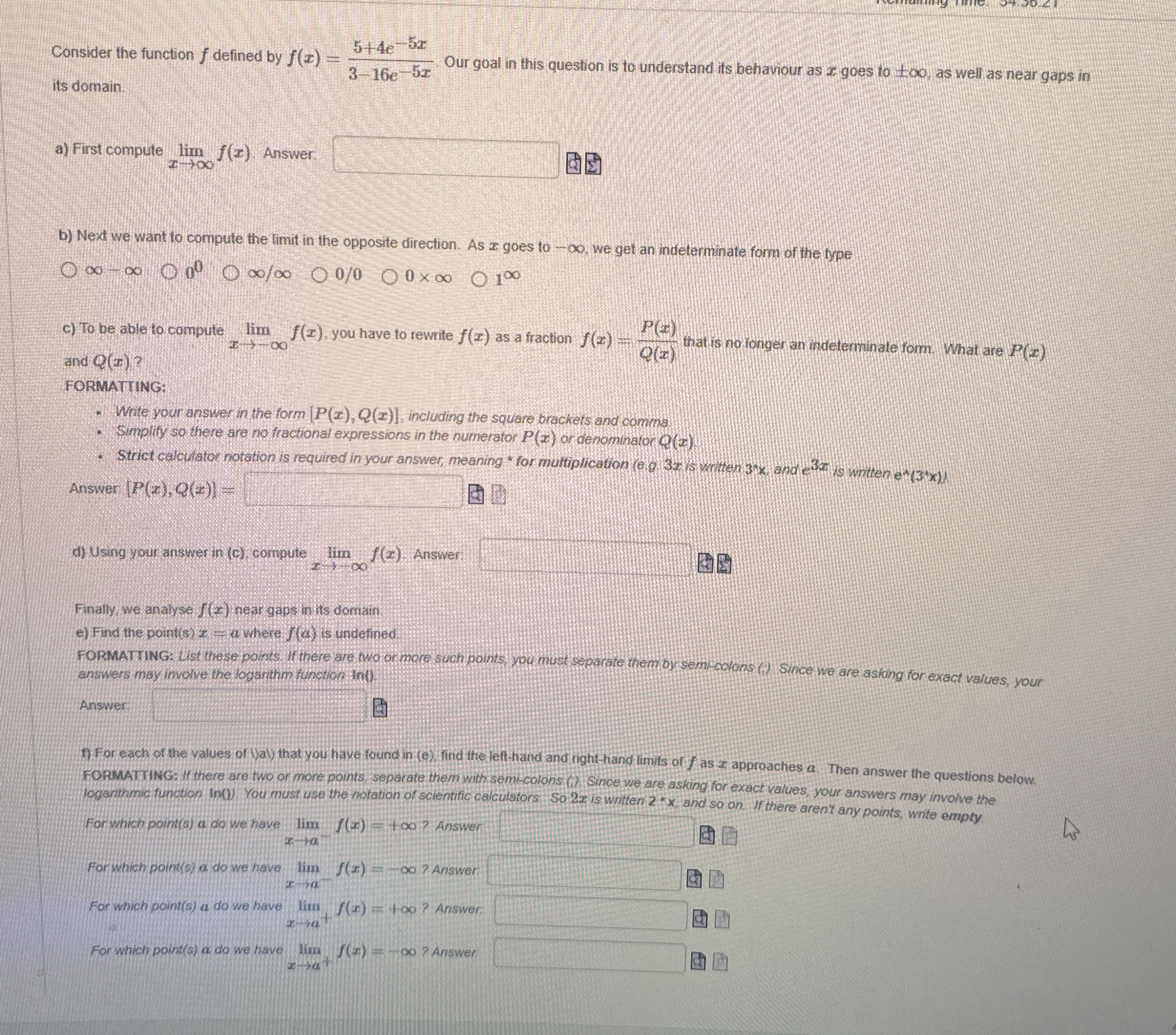 Solved Consider the function f ﻿defined by | Chegg.com