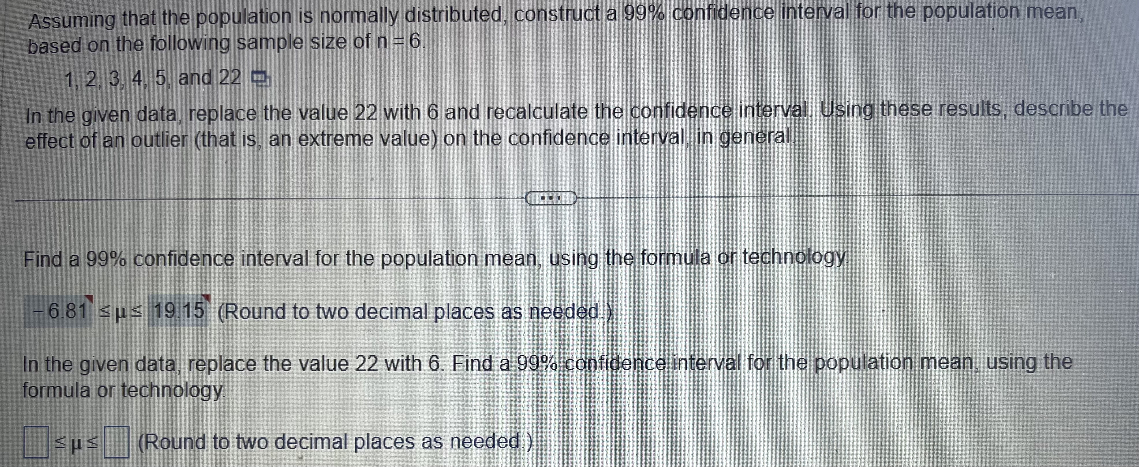 Solved Find a 99% ﻿confidence interval for the population | Chegg.com