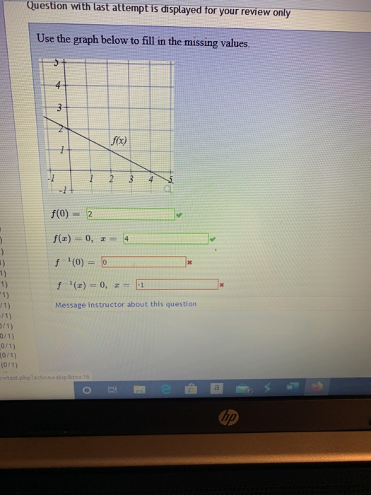 Solved Question with last attempt is displayed for your | Chegg.com