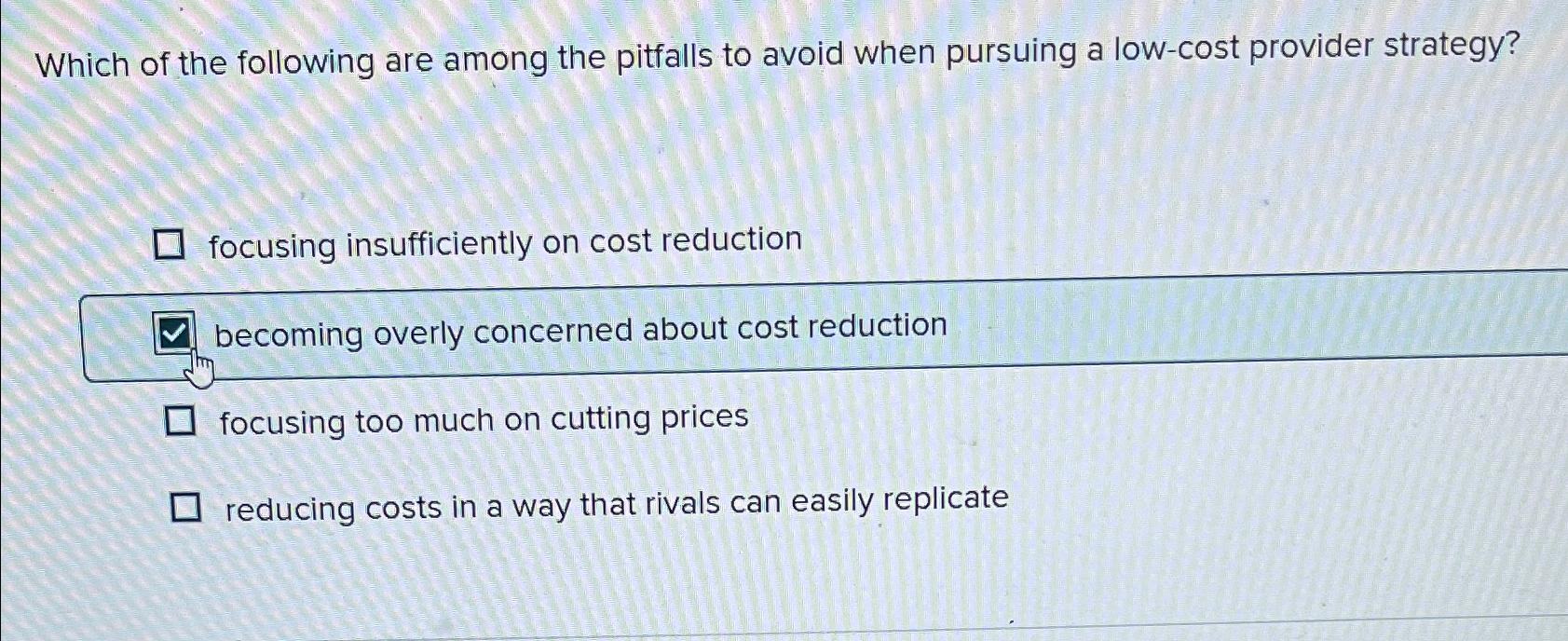 Solved Which of the following are among the pitfalls to