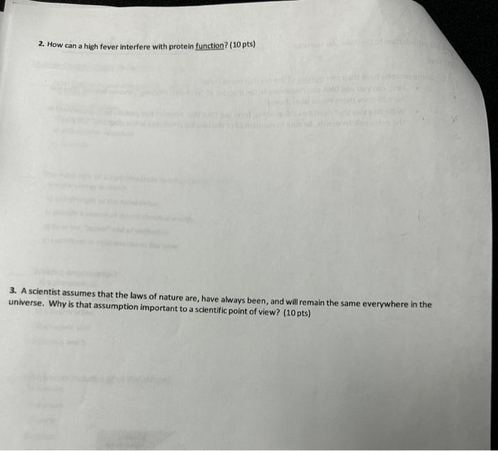 solved-2-how-can-a-high-fever-interfere-with-protein-chegg