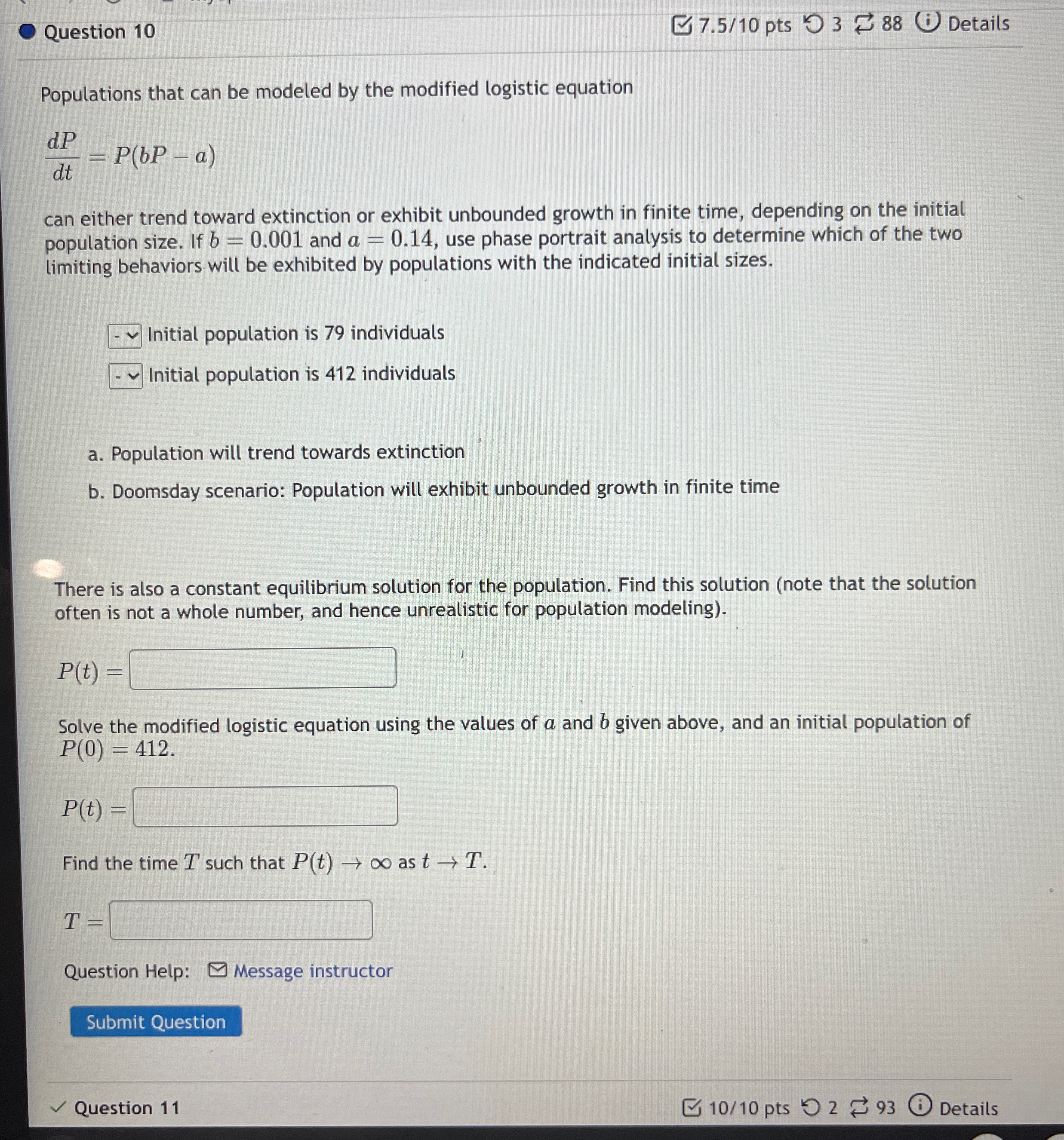 Solved Question 107.510 ﻿pts388DetailsPopulations that can | Chegg.com