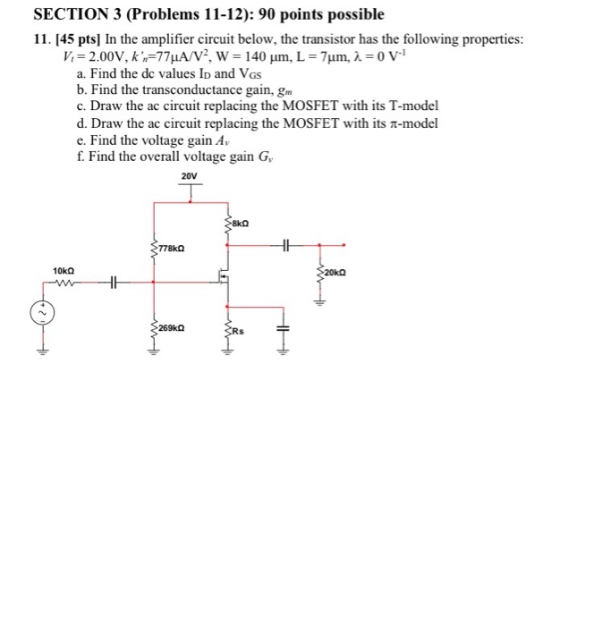 Solved SECTION 3 (Problems 11-12): 90 points possible 11. | Chegg.com