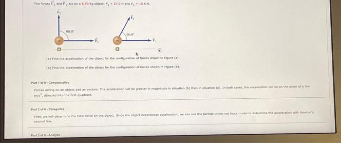 Solved (b) Again, using the particle under a net force | Chegg.com