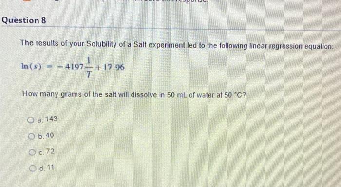 solubility of salt experiment form 4