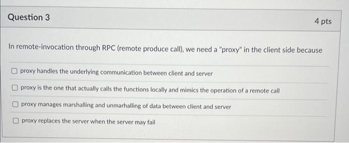 Solved In remote-invocation through RPC (remote produce | Chegg.com