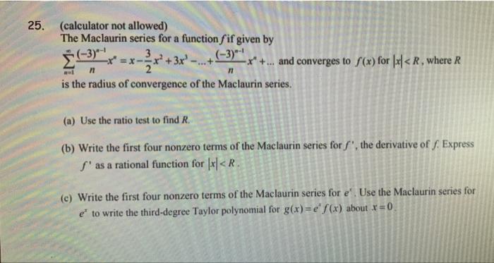 Maclaurin deals series calculator